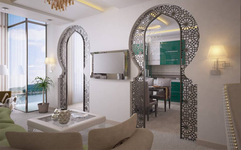  طراحی داخلی مدرن عربی