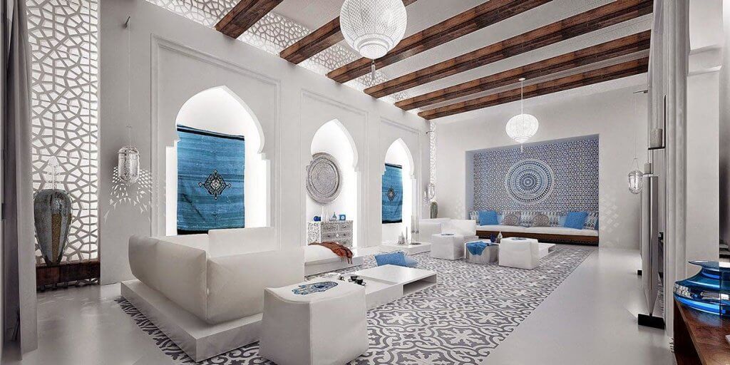  طراحی داخلی مدرن عربی