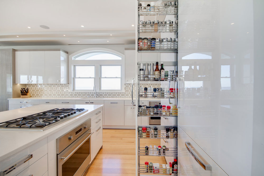  طراحی داخلی آشپزخانه و فضا سازی مدرن ادویه جات